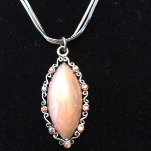 Jewelry - Unique Tan Stone Necklace Jewelry - Unique Tan Stone Necklace